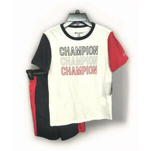 Nwt Boys Champion 2 Piece Shirt and Short Active Set Size Large 12